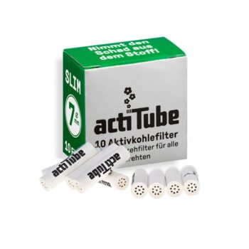 ACTITUBE FILTROS CARBON ACTIVO XTRA SLIM 6MM 10 uds