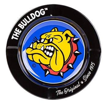 THE BULLDOG CENICERO METÁLICO NEGRO